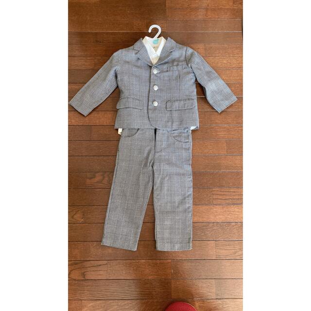 訳あり　フォーマルスーツ キッズ/ベビー/マタニティのキッズ服男の子用(90cm~)(ドレス/フォーマル)の商品写真