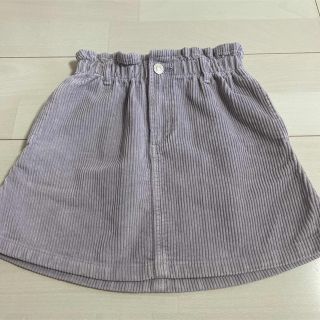 ザラキッズ(ZARA KIDS)のZARA kids コーデュロイ　スカート　130 パープル(スカート)