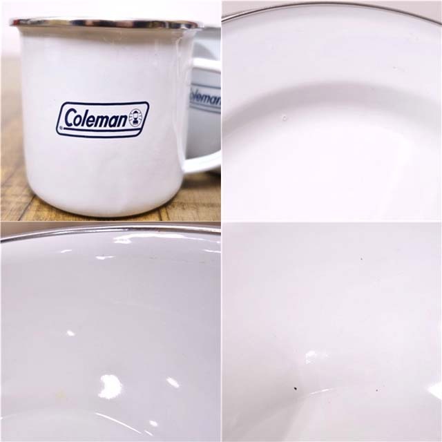 Coleman - 美品 コールマン Coleman エナメルディッシュウェア セット