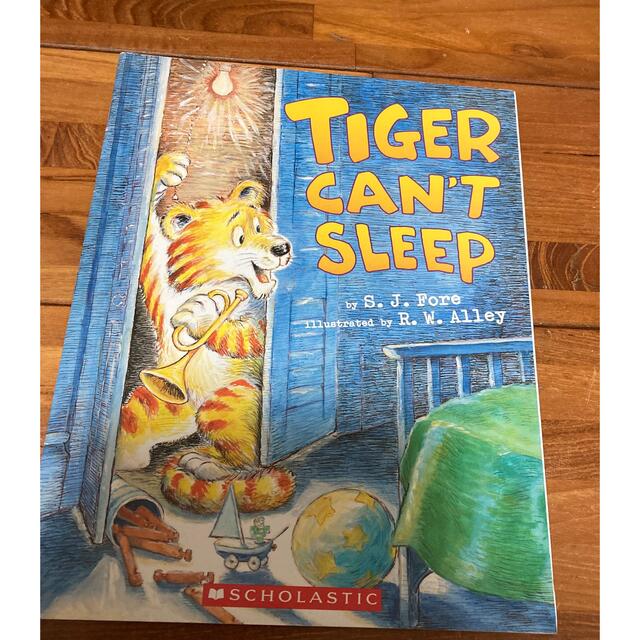 Tiger Can't Sleep S・J・フォア　洋書　絵本　とら エンタメ/ホビーの本(洋書)の商品写真