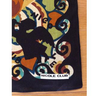 ニコルクラブ(NICOLE CLUB)の未使用　ニコルクラブ　大判ハンカチ　エンジェル　天使　綿100%(ハンカチ)