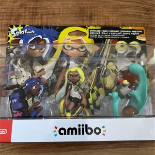 ニンテンドースイッチ(Nintendo Switch)の【新品未開封】スプラトゥーン　amiibo トリプルセット(ゲームキャラクター)