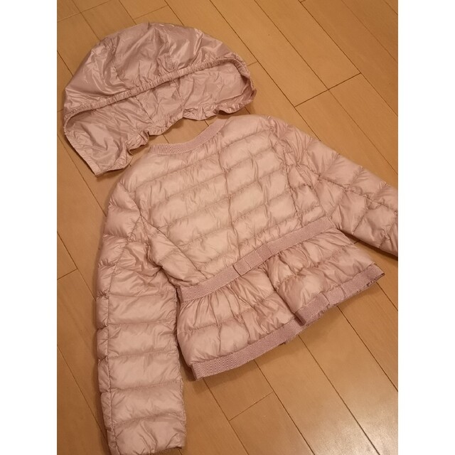 競売 モンクレール♡ペプラムショートダウンコート 104cm 4anni kids