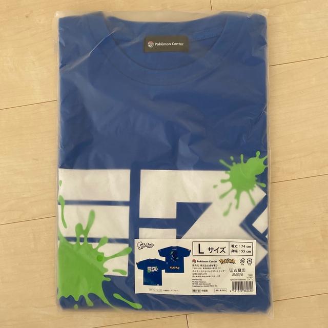 任天堂(ニンテンドウ)のSplatoon×Pokémon スプラトゥーン　ポケモン　Tシャツ　ミズ　L メンズのトップス(Tシャツ/カットソー(半袖/袖なし))の商品写真