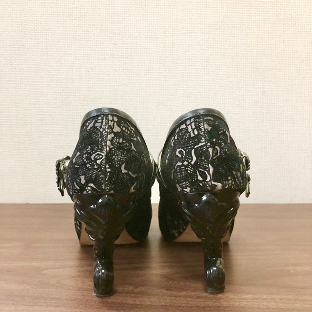 ANNA SUI - 【大人気】ANASUI アナスイ 猫脚 猫足 パンプス ダブル