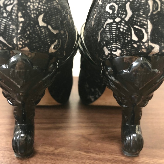 ANNA SUI - 【大人気】ANASUI アナスイ 猫脚 猫足 パンプス ダブル