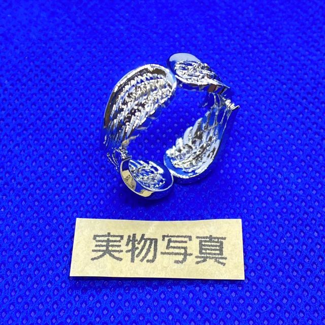 天使の羽 レディース リング 11号～12号 羽 ウイング 翼 可愛い 綺麗  レディースのアクセサリー(リング(指輪))の商品写真