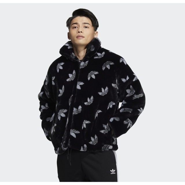 アディダス adidas モノグラム ファージャケット （ブラック） 2XL 1