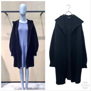 セオリー(theory)のセオリー Avalon Hooded Coat フーデッド ニットコート(ロングコート)