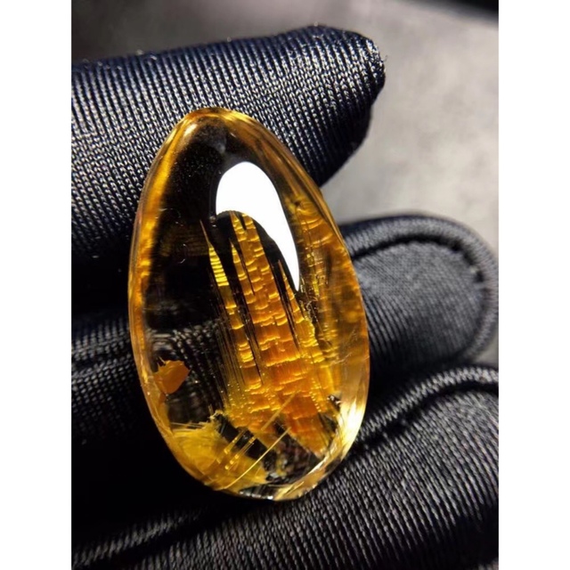 超話題新作 ⭐︎【天然】タイチンクオーツ ルース 4.8g ハンドメイド