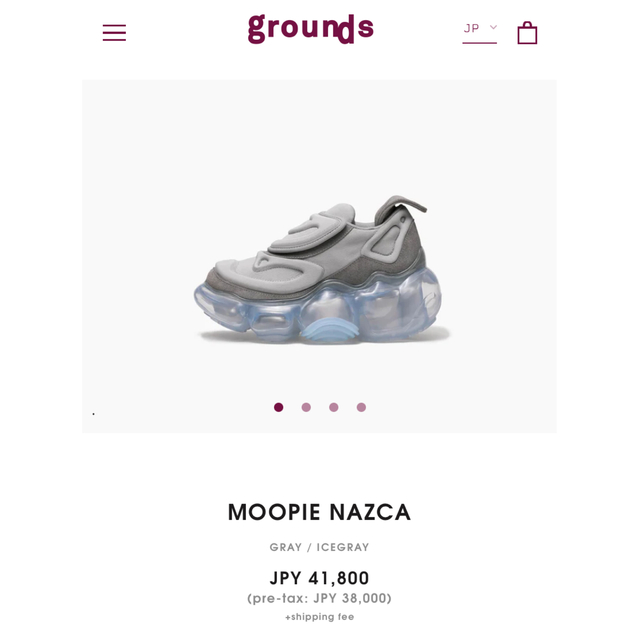 grounds MOOPIE NAZCA スニーカー