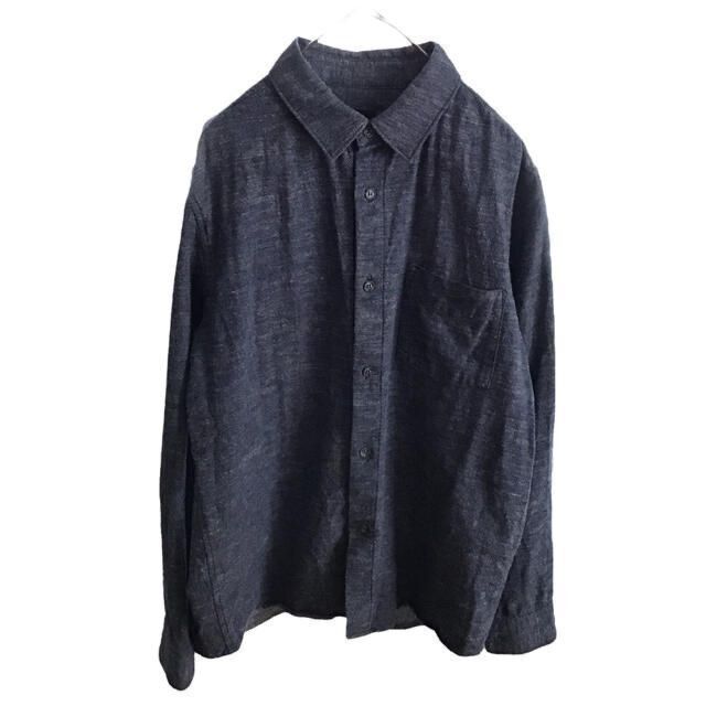 A.P.C(アーペーセー)の【used】【メンズXS】apc アーペーセー 長袖 デニム風 シャツ メンズのトップス(シャツ)の商品写真