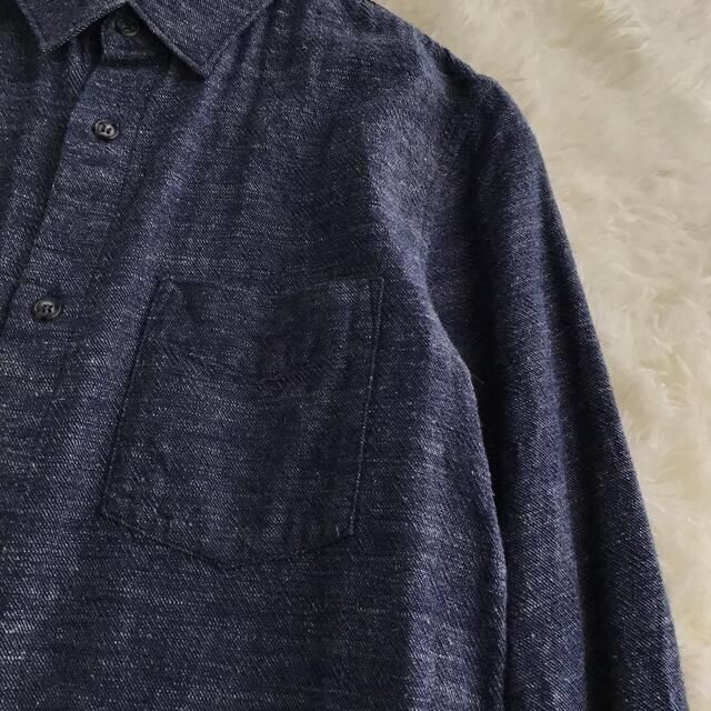 A.P.C(アーペーセー)の【used】【メンズXS】apc アーペーセー 長袖 デニム風 シャツ メンズのトップス(シャツ)の商品写真