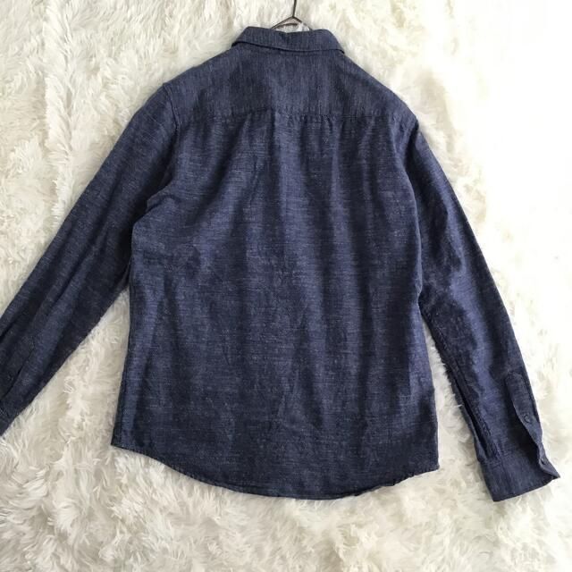 A.P.C(アーペーセー)の【used】【メンズXS】apc アーペーセー 長袖 デニム風 シャツ メンズのトップス(シャツ)の商品写真