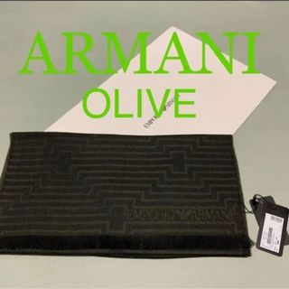 エンポリオアルマーニ(Emporio Armani)のイタリア製　EMPORIO ARMANI スカーフ ウール混紡 ジャカードロゴ(マフラー)