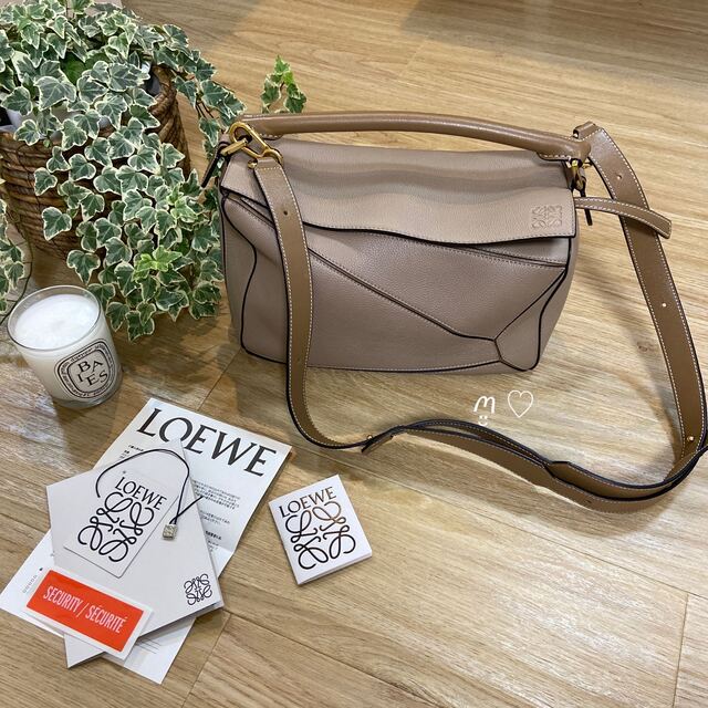 オンラインストア直営 最終値下ロエベLOEWEパズルバッグブルーグレー