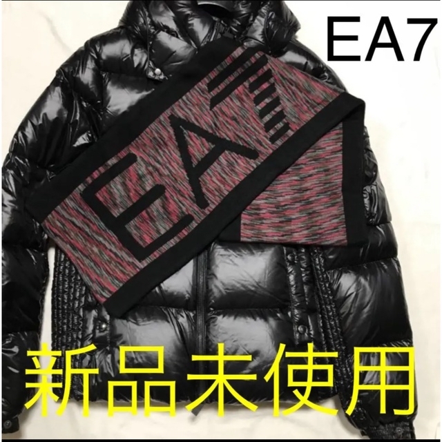 上質で洗練されたデザインEMPORIO ARMANI EA7 マフラーブラック