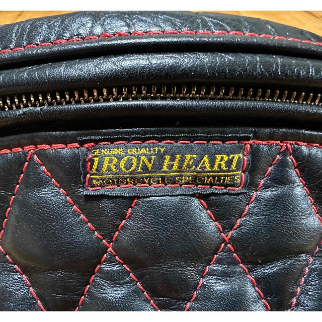 IRON HEART オールレザーウエストバッグ