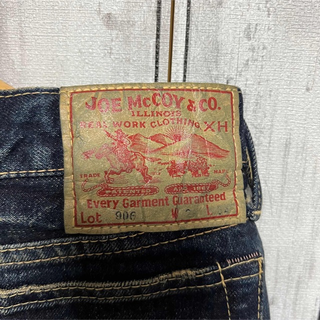 THE REAL McCOY'S(ザリアルマッコイズ)のJOE McCoy  LOT906 オールド加工セルビッチデニム！日本製！赤耳 メンズのパンツ(デニム/ジーンズ)の商品写真