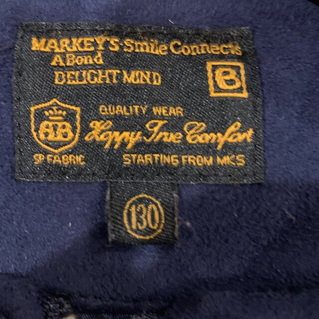 MARKEY'S(マーキーズ)のMARKEYS スウェードノーカラーブルゾン キッズ/ベビー/マタニティのキッズ服女の子用(90cm~)(ジャケット/上着)の商品写真