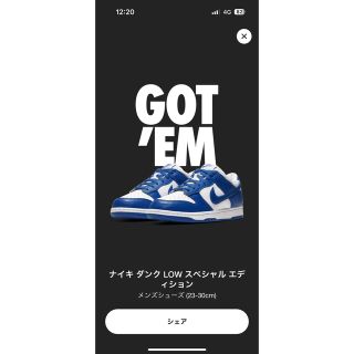 ナイキ(NIKE)のNike Dunk Low SP Varsity Royal 27cm(スニーカー)