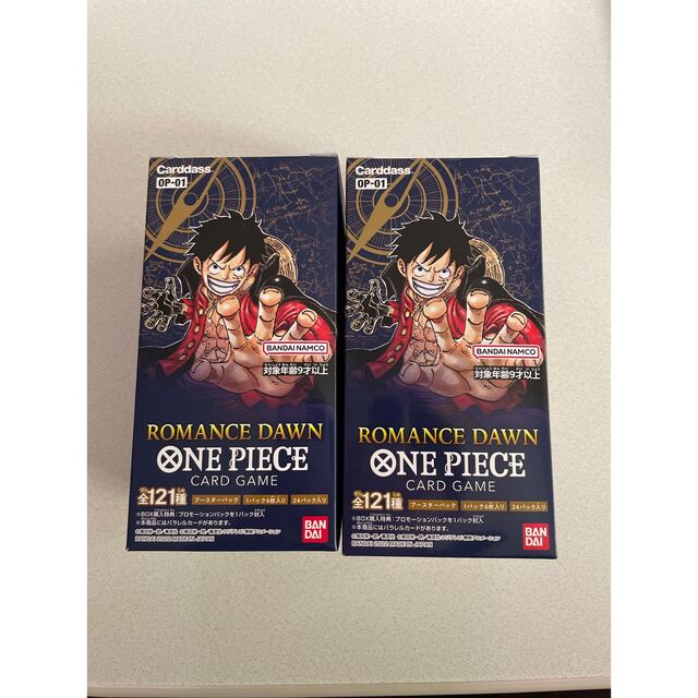 ONE PIECE ワンピース カードゲーム  ロマンスドーン 新品　2箱 エンタメ/ホビーのトレーディングカード(Box/デッキ/パック)の商品写真