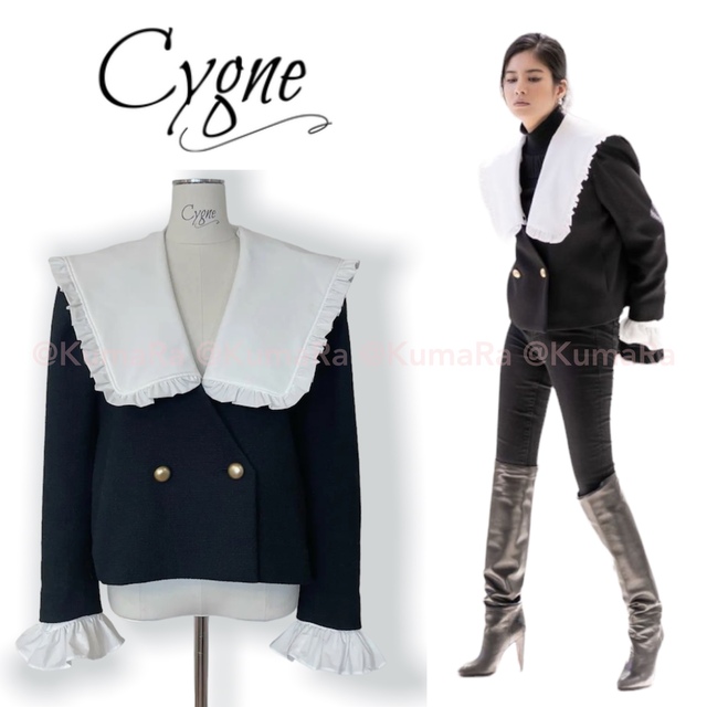 cygne セーラーカラージャケット Michelle シーニュ vimaseguridad.com