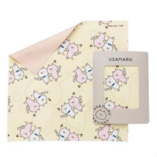 【今だけ限定値下げ】うさまる　Zoff メガネクロス　イエロー(キャラクターグッズ)