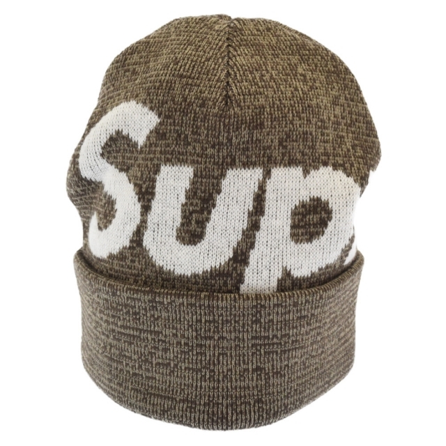 SUPREME シュプリーム 21AW Big Logo Beanie ビッグロゴビーニー ニットキャップ グレー | フリマアプリ ラクマ