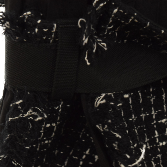 Sacai サカイ 22SS TWEED MIX CHIFFON SHIRT DRESS 22-06086 ツイード ...