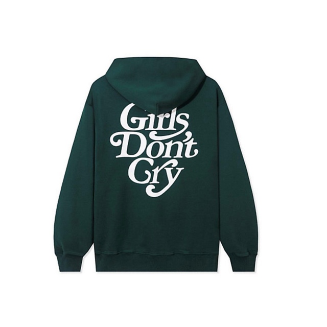 GirlsDonGirls Don't Cry GDC Logo Hoodie Green M