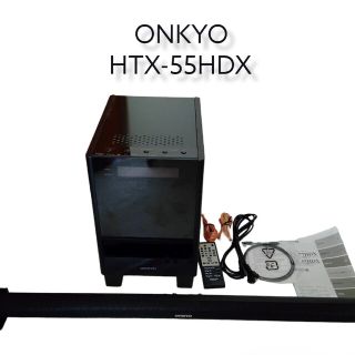 オンキヨー(ONKYO)の美品 ONKYO デジタルサラウンドシステム HTX-55HDX(スピーカー)