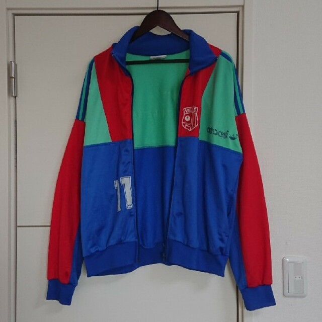 adidas - adidas トラックジャケット 90s古着 マルチカラーレトロ