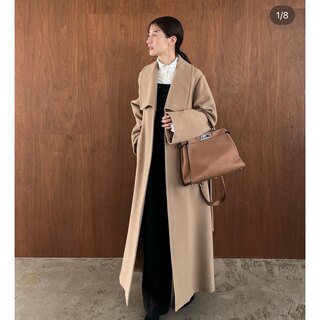 クラネ(CLANE)のCLANE lady maxi gown coat(ガウンコート)