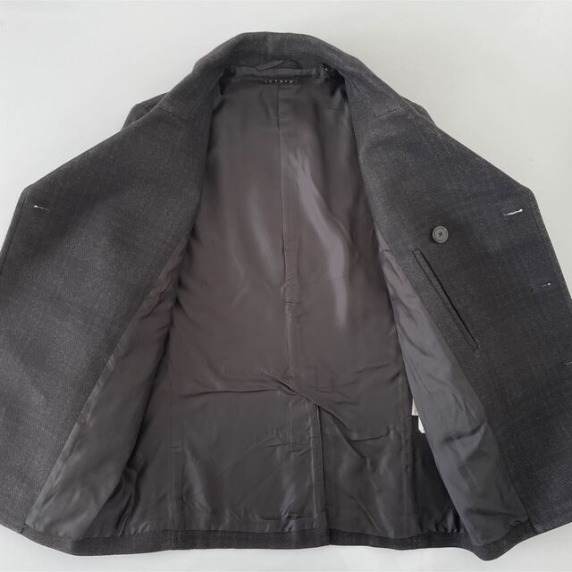 theory - 美品 theory セオリー グレンチェック ウールPコート XSの