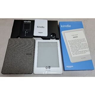 Kindle フロントライト搭載 Wi-Fi 4GB ホワイト 「美品・カバー」(電子ブックリーダー)