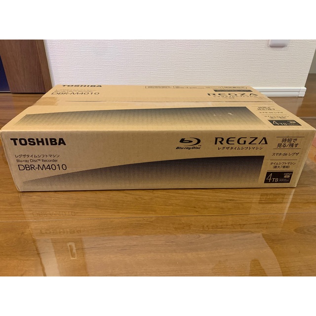 TOSHIBA ブルーレイレコーダー　REGZA 4TBー DBR-M4010