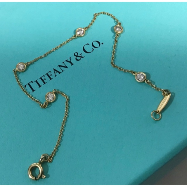 Tiffany & Co.(ティファニー)のTiffany バイザヤード ブレスレット 5石 0.40カラット YG レディースのアクセサリー(ブレスレット/バングル)の商品写真