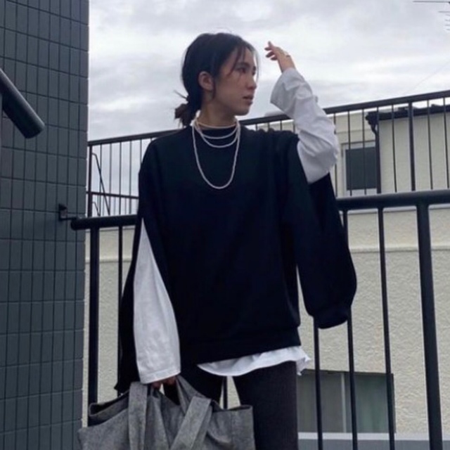 ETRE TOKYO◇ スリットスリーブプルオーバー ブラック ftik.uinsi.ac.id