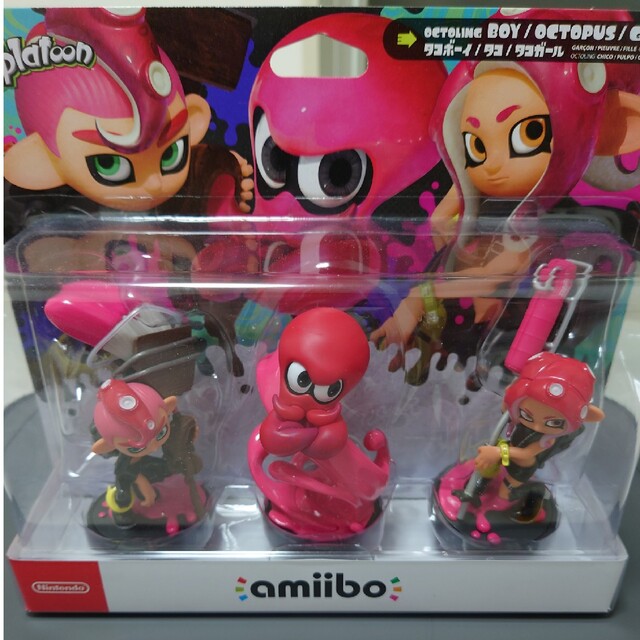 スプラトゥーン　amiibo　トリプルセット エンタメ/ホビーのフィギュア(ゲームキャラクター)の商品写真