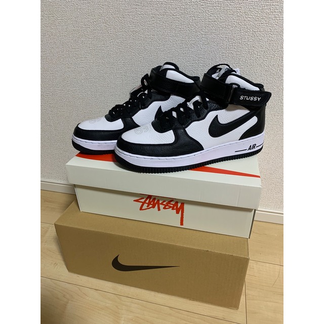 スニーカーStüssy & Nike Air Force 1 '07 Mid 26.5cm