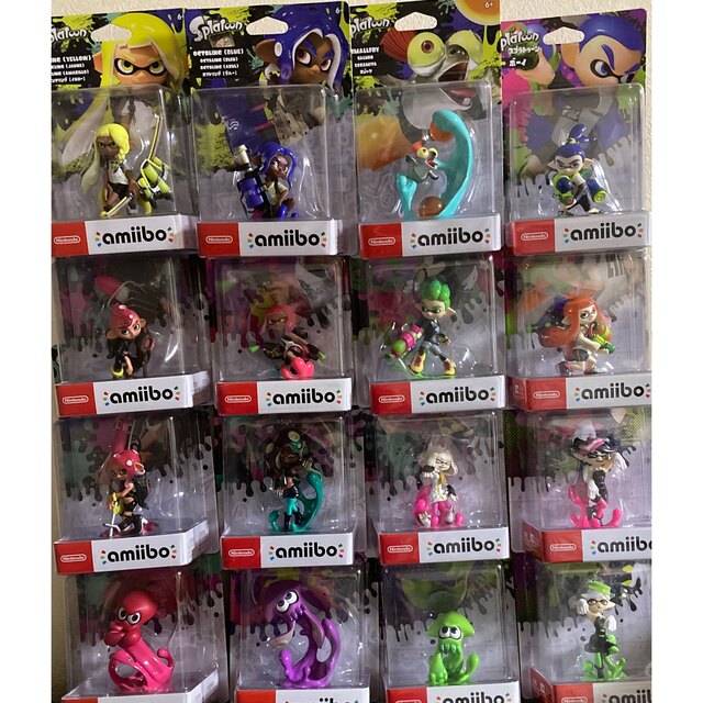 【未開封】スプラトゥーンシリーズ amiibo(アミーボ) 16体セット