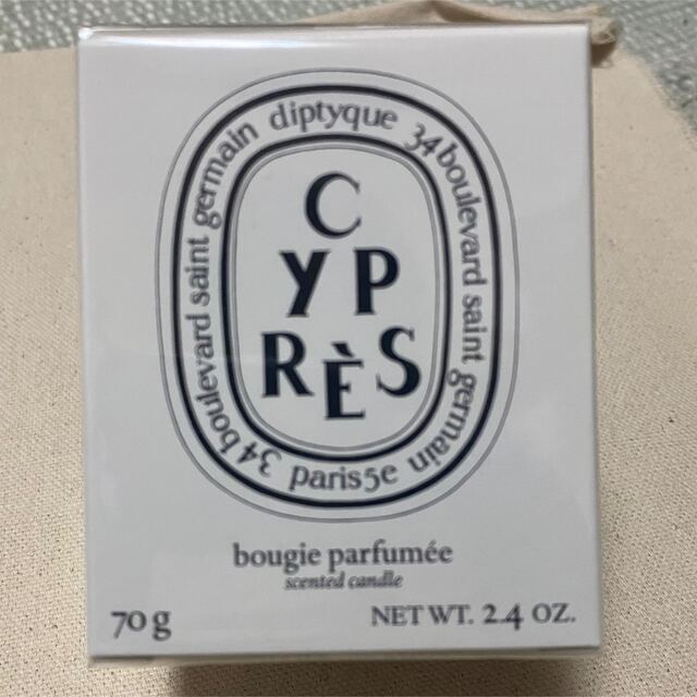 diptyque(ディプティック)のdiptyque フレグランス キャンドル cypress  ハンドメイドのインテリア/家具(アロマ/キャンドル)の商品写真