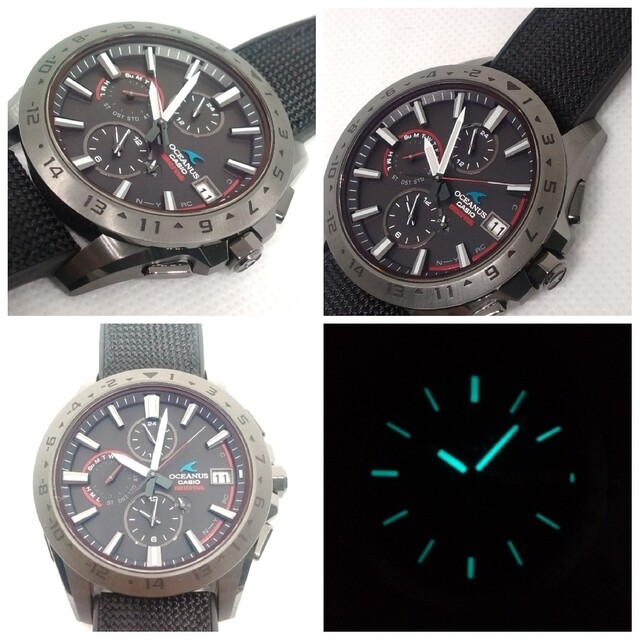 CASIO(カシオ)のオシアナス&ブリーフィング　コラボ　OCW-T3000　Bluetooth　美品 メンズの時計(腕時計(アナログ))の商品写真