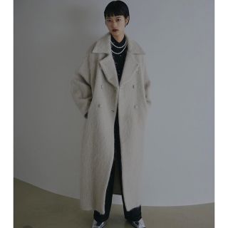 アメリヴィンテージ(Ameri VINTAGE)のDEFORMATION COLLAR SHAGGY COAT ameri (ロングコート)