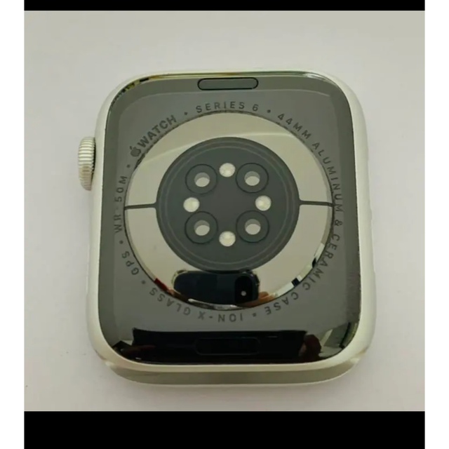 Apple Watch(アップルウォッチ)のアップルウォッチ6 gps44ミリシルバー スマホ/家電/カメラのスマートフォン/携帯電話(その他)の商品写真