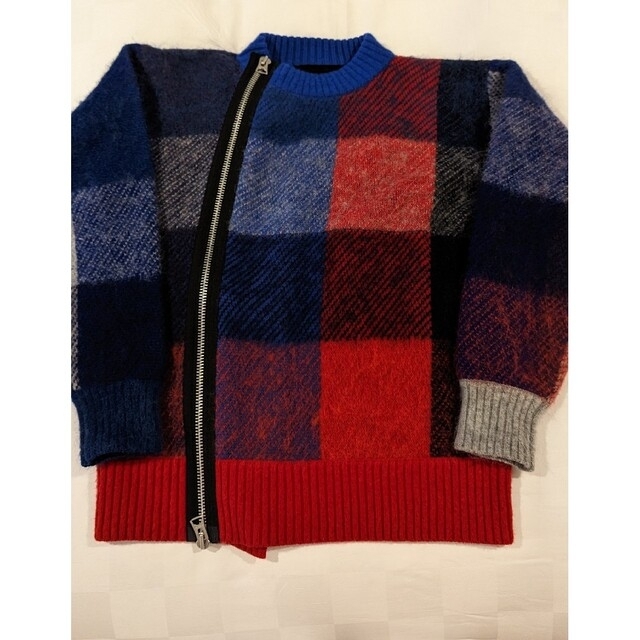 Plaid Knit Blouson sacai size1 vimaseguridad.com