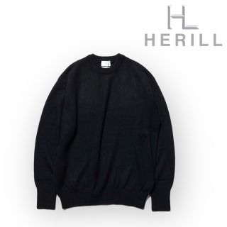 コモリ(COMOLI)の【新品未使用】HERILL ヘリル ゴールデンキャッシュ ブラック サイズ1(ニット/セーター)