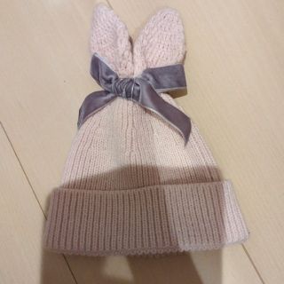 ブランシェス(Branshes)のbaby♡うさ耳ニット帽🐇(帽子)