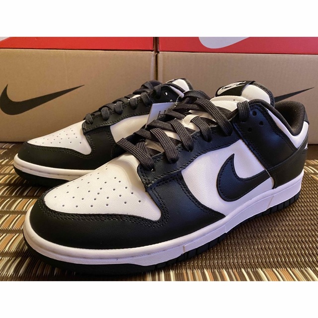 NIKE DUNK LOW RETRO WHITE BLACK US9 27cm